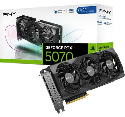 Obrázek produktu pro PNY GeForce RTX 5070 OC NVIDIA 12 GB GDDR7