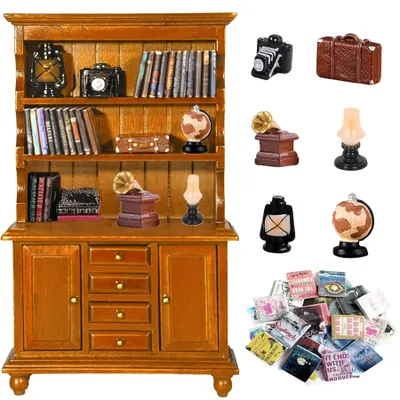 Image de Accessoires miniatures de Noël pour maisons de poupées, destinés à la décoration