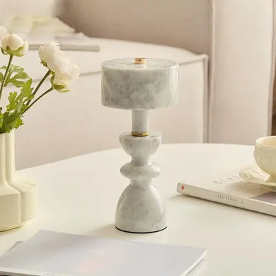 Produktbild von Tischlampe Schreibtischlampe Steinlampe Nachttischlampe für Schlafzimmer Modernes Design 11.5 × 26 cm【YHJ-456D】