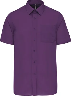 Produktbild von Kariban Popeline Kurzarmhemd Baumwollpolyester pflegeleicht für Herren