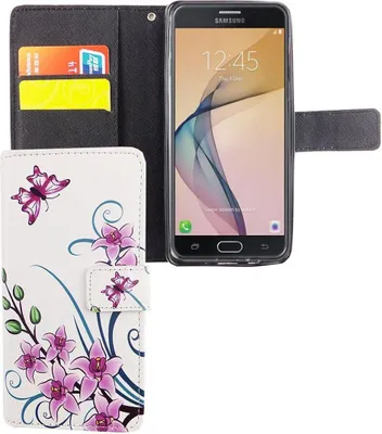 Produktbild von Handyhülle Tasche für Handy Samsung Galaxy J5 Prime Lotusblume