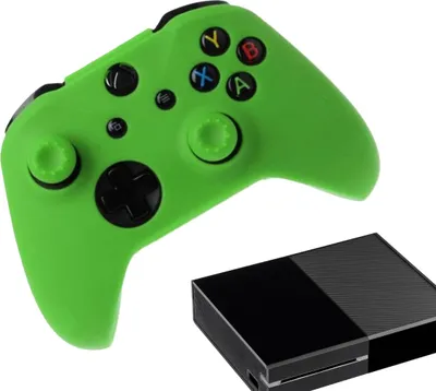 Immagine prodotto di Custodie e skin per Xbox One - Custodia da gioco performante - Coperture morbide - Accessori per controller antiscivolo - Verde