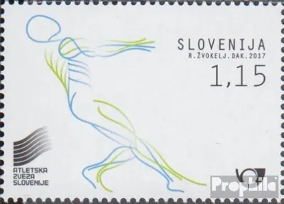 Produktbild von Briefmarken Slowenien 2017 Mi 1251 (kompl.Ausg.) postfrisch Leichtathletik WM