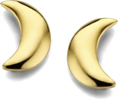Produktbild von New Bling 9NBG-0163 Gouden Oorknop - Maan - 14 krt - 5 mm - Goudkleurig