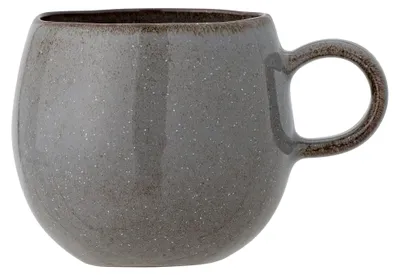 Produktbild von BLOOMINGVILLE | Sandrine Becher, Grau, Steingut | D10,5xH9,5 cm | 82059334