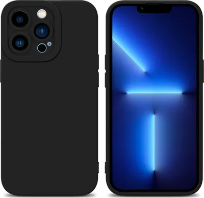 Produktbild von Cadorabo Hülle für Apple iPhone 12 PRO Schutz Hülle in Schwarz TPU Silikon Etui Case Handyhülle