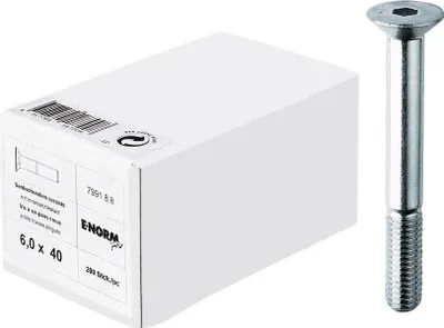 Produktbild von DIN 7991 8.8 galZn M4x35 HP E-NORMpro