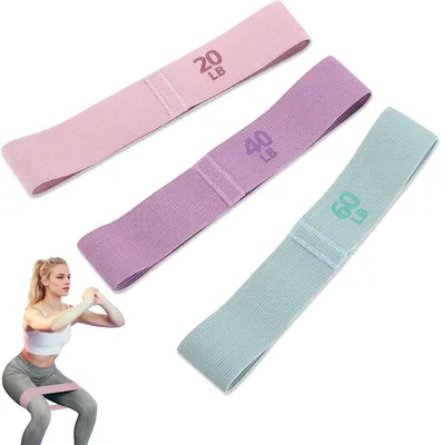 Produktbild von Widerstandsbänder für Frauen, Widerstandsband-Set für das Training von Hüfte und Gesäß, verschiedene Widerstandsstufen – ideal für Yoga im Heim-Fitnessstudio