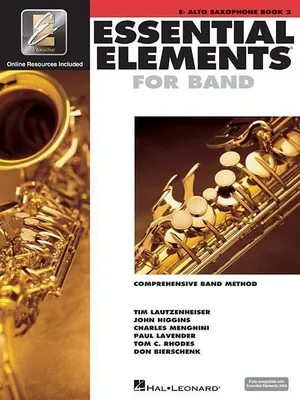 Image de Essential Elements for Band - Eb Alto Saxophone Book 2 with Eei Comprehensive Band Method and Online Music Learning Hal Leonard Instruction Book for Students and Teachers