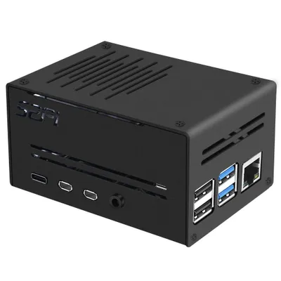 Zdjęcie produktu dla Metalowa obudowa dla Raspberry Pi i wentylatora CPU ICE Tower