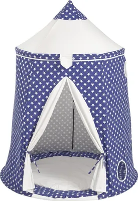 Immagine prodotto di Tenda da gioco 'Sammy' stelle bianco/blu con tappetino incluso 8502
