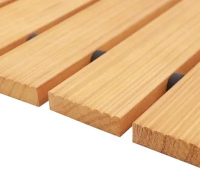 Produktbild von Holz-Gartenweg 240x43.5cm, Trittplatten für garten, Rollbarer Holz-Gartenweg, Weg für Gartenwege für Gärten, Hinterhöfe, Dekorative Trittplatten im Garten