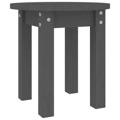 Produktbild von vidaXL Couchtisch Grau Ø 35x35 cm Massivholz Kiefer