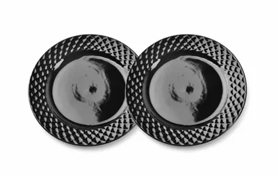 Obrázok produktu pre Diamantová čierna sada 2 dezertných tanierov 20,5 cm