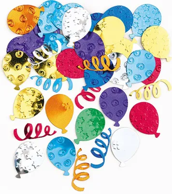 Produktbild von Bunte Party Streudeko Ballons & Luftschlangen 14g