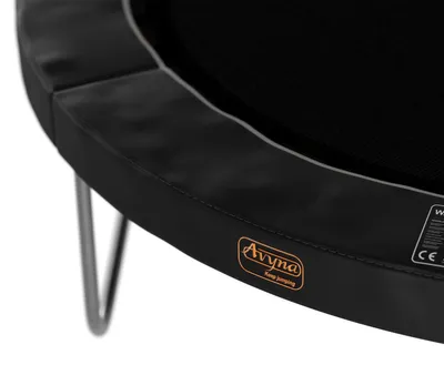Image de Trampoline d'extérieur, cadre noir, diamètre 305 cm | Avyna