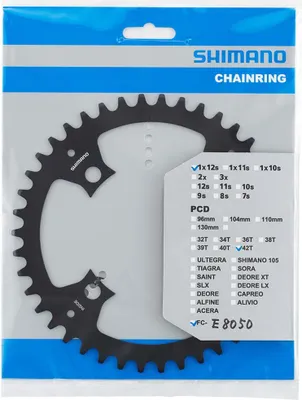 Zdjęcie produktu dla Tarcza SHIMANO SM-CRE70-12 42Z do systemów E-BIKE – wydajne przenoszenie mocy...