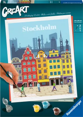 Produktbild von Malen nach Zahlen CreArt City trends: Stockholm