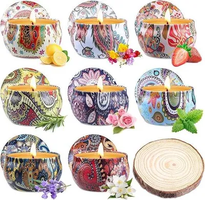 Image de Coffret de bougies parfumées, bougies parfumées, coffret cadeau