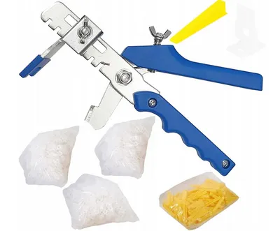 Produktbild von 300 Laschen +100 Keile +Zange Fliesen Nivelliersystem Verlegesystem Verlegehilfe