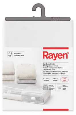 Unterbettkommode 103x45x16 cm transparent PEVA für Saisontextilien