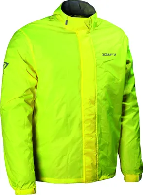 Produktbild von DIFI Fuzzy Motorrad Regenjacke, neon-gelb, 3XL