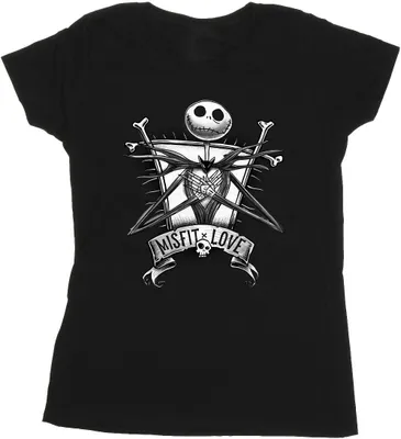 Produktbild von Disney - "The Nightmare Before Christmas" T-Shirt für Damen BI35731 (L) (Schwarz)