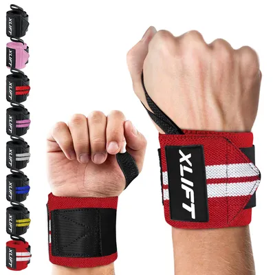 Produktbild von Handgelenkbandage Fitness Handgelenkstütze Bandage - Nylon - 2er Set - Für Damen und Herren