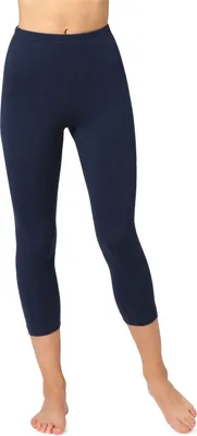 Produktbild von Bellivalini Damen 3/4 Leggings aus Baumwolle BLV50-156 (Marineblau, S)