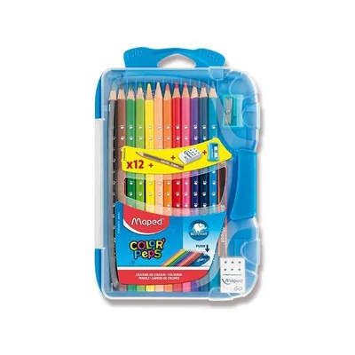Image de MAPED Crayons de couleur triangulaires Color'Peps Smart Box 12pcs