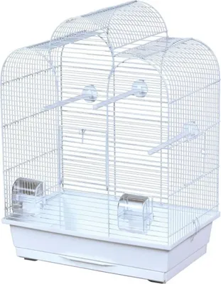 Produktbild von FLAMINGO Wellensittich-Käfig Dara 48x28x61,5 cm Weiß