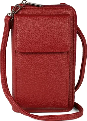 Produktbild von styleBREAKER Damen Mini Bag Geldbörse mit RFID Schutz und Handyfach | Crossbody Umhängetasche mit Schultergurt | Portemonnaie und Handytasche in einem | 19 x 11 x 5,5 cm