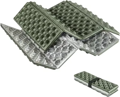 Produktbild von Qunature Faltbares Outdoor-Kissen Wandern Angeln Camping Picknick-Sitzkissen 30*40CM, Armeegrün