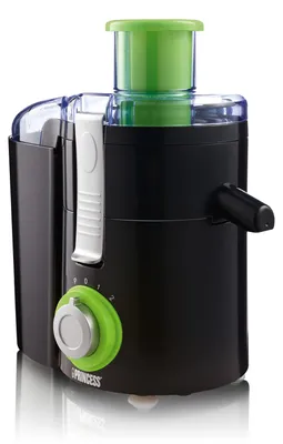 Productafbeelding van Princess 202040 Juicer, 250 Watt, kunststof behuizing, 3 snelheidsstanden, opvangbak voor vruchtvlees
