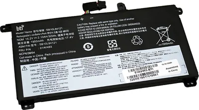 Produktbild von BTI 01AV493-, 7280 mAh, 84 Wh, Lithium-Ion (Li-Ion), 11,55 V, Schwarz, 1 Stück(e)