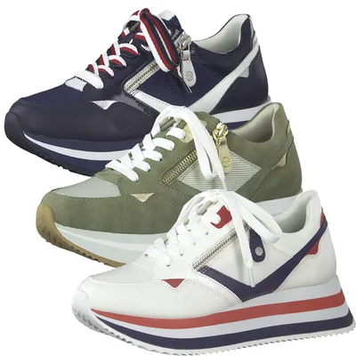 Produktbild von Tamaris Damen Sneaker Schnürschuhe 1-23742-26, Größe:37 EU, Farbe:Grün