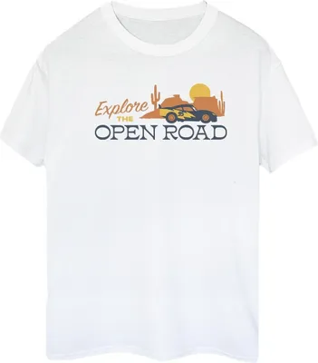 Produktbild von Disney - "Cars Explore The Open Road" T-Shirt für Damen BI16228 (XXL) (Weiß)