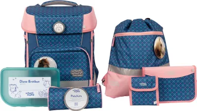 Produktbild von School-Mood Schulranzenset Hero Maxx Air+ Mila (Pferd), 7-tlg. Set