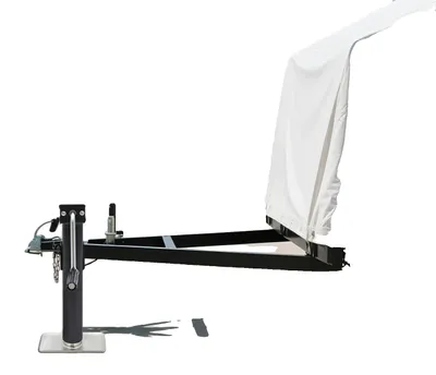 Imagen del producto de Gato hidráulico manual, capacidad de carga de 1 tonelada, altura de elevación de 26 cm, material: acero Q235B, grosor de la pared del tubo redondo: 2,5 mm, diseño ergonómico