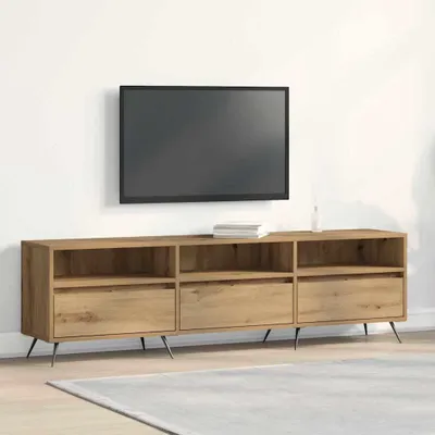 Image de Maison Exclusive - Meubles TV : 150 x 30 x 44,5 cm, panneaux de particules imitation chêne massif