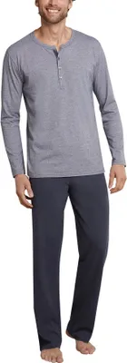 Produktbild von Schiesser Herren Schlafanzug lang anthrazit 98  ST