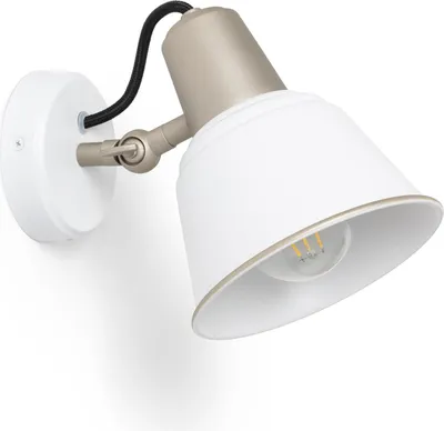 Produktbild von Wandleuchte Badezimmer Metall Birzay Weiß