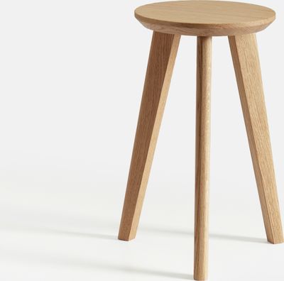 Blumenständer Pflanzenständer Blumenhocker Hocker Holz Pflanzenhocker Blumensäule Blumenregal Indoor  Sitzhocker rund Badezimmerhocker (Höhe: 45 cm)