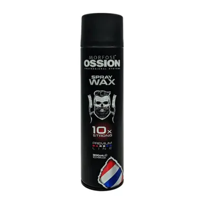 Produktbild von Morfose Ossion 10X Strong Spray Wax 300 ml – Extra Starker Halt für Kreatives Haarstyling