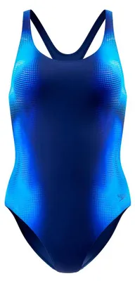 Productafbeelding van Speedo Print Medalist badpak, blauw, maat 42, dames, blauw, maat 42