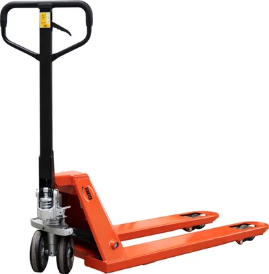 Produktbild von Schefer Gabelhubwagen AC-P Tragkraft 2500kg Lenkradmaterial Gummi Gabelrollenmaterial Polyurethan tandem