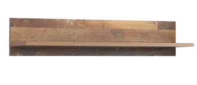 Produktbild von Forte Wandboard CLIF 120 cm Optik: Old Wood Vintage Natur 120x22x25,6 cm