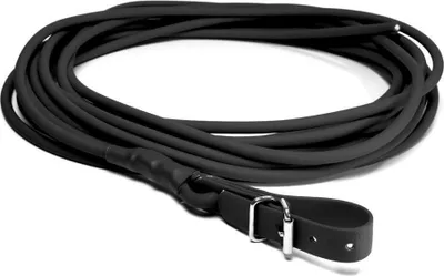 Produktbild von Mystique® Biothane Schweissleine rund 8mm 10m schwarz