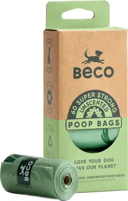 Produktbild von Beco Hundekotbeutel, Inhalt: 4 Rollen (60 Beutel)