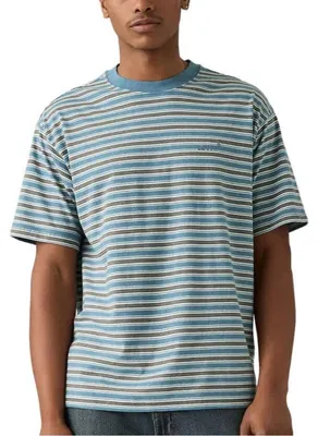Produktbild von Red Tab Vintage Tee Tobi Stripe Indigo W